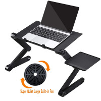 Laptop Table Stand With Adjustable Folding Ergonomic Design